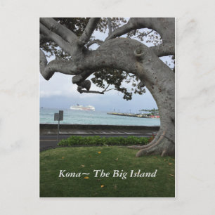 Cartão Postal Kona Havaí "A Grande Ilha"