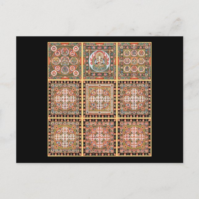 Cartão Postal Kongokai Mandala (Frente)