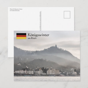 Cartão Postal Königswinter Alemanha