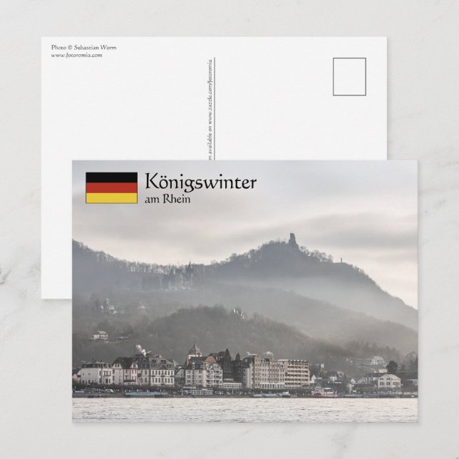 Cartão Postal Königswinter Alemanha (Frente/Verso)
