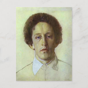 Cartão Postal Konstantin Somov - Retrato de Aleksandr Blok