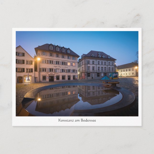 Cartão Postal Konstanz Alemanha (Frente)