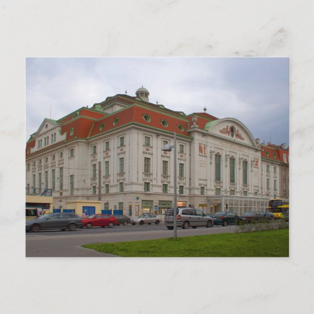 Cartão Postal Konzerthaus, Viena Áustria (Frente)