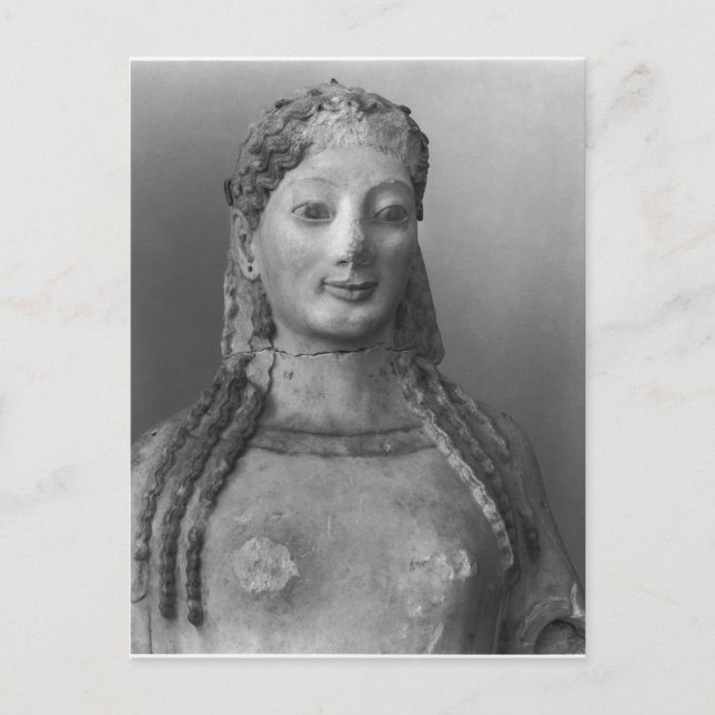 Cartão Postal Kore sabido como vestir-se de Kore peplos (Frente)