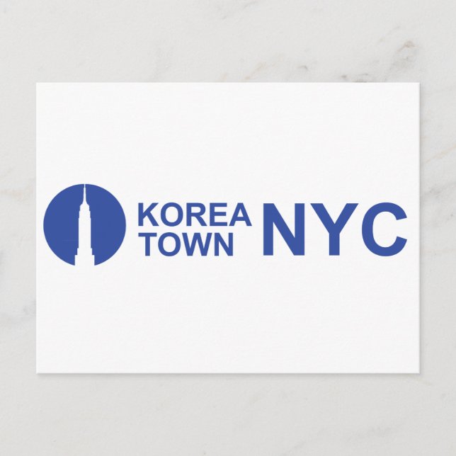 CARTÃO POSTAL KOREATOWN NYC (Frente)