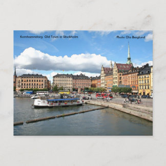 Cartão Postal Kornhamnstorg. Cidade Antiga em estoque...