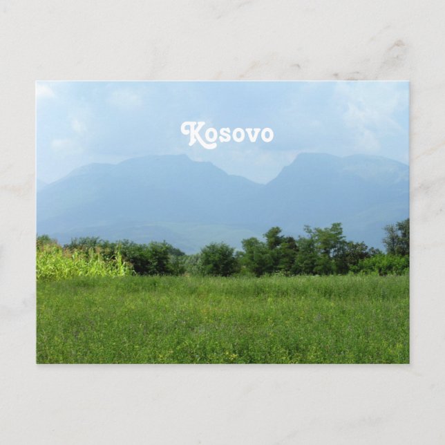 Cartão Postal Kosovo (Frente)