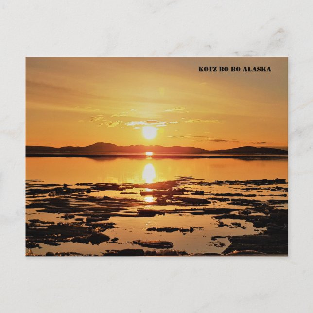 Cartão Postal kotzebue alaska (Frente)