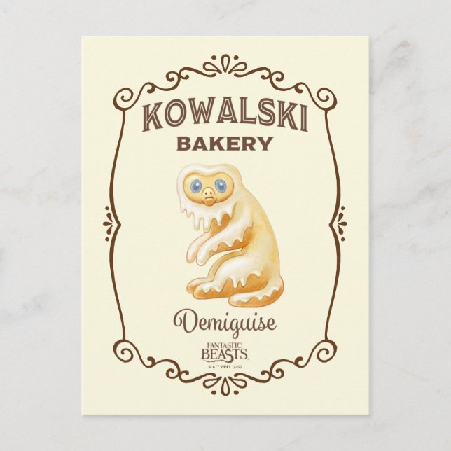 Cartão Postal Kowalski Bakery - Demiguise (Frente)