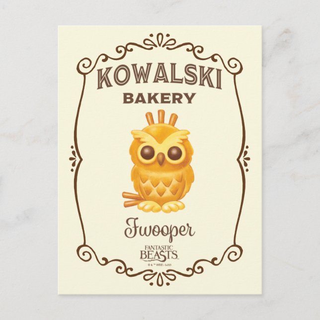 Cartão Postal Kowalski Bakery Fwooper (Frente)
