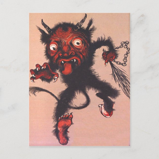 Cartão Postal Krampus (Frente)