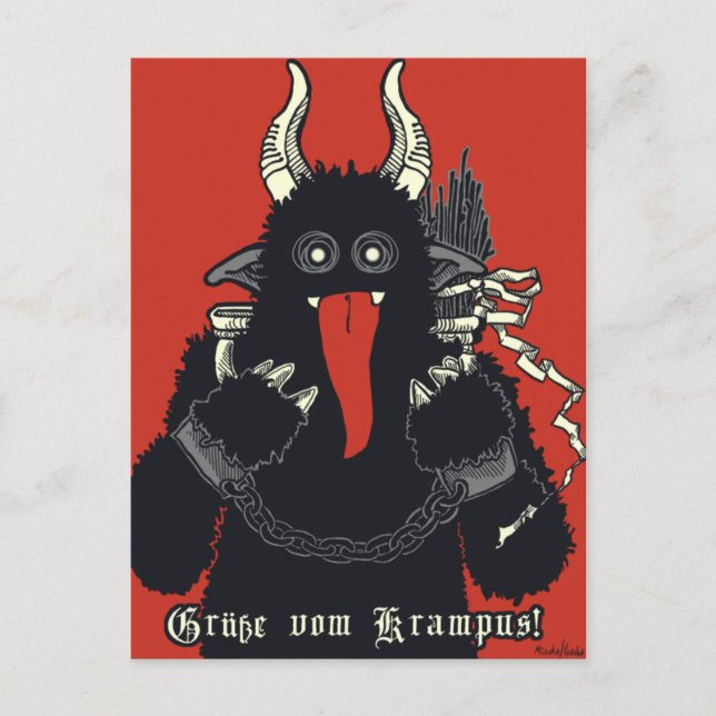 Cartão Postal Krampus 2010 (Frente)