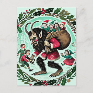 Cartão Postal Krampus Christmas