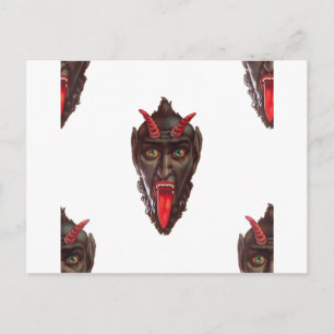 Cartão Postal krampus da vintage
