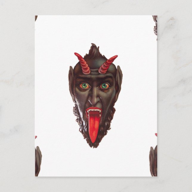 Cartão Postal krampus vintage (Frente)