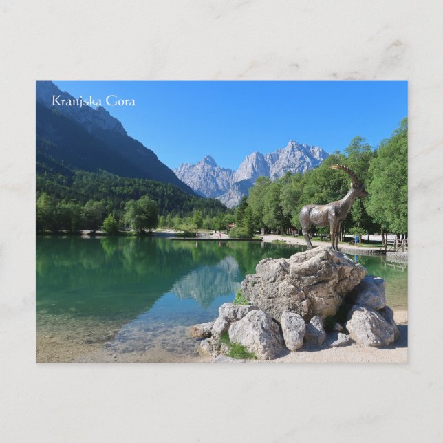 Cartão Postal Kranjska Gora Eslovênia (Frente)