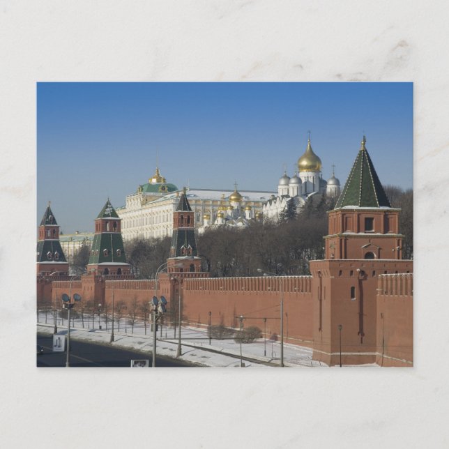 Cartão Postal Kremlin de Moscou (Frente)
