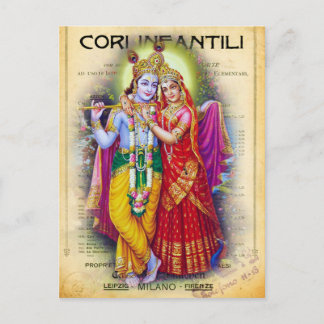Cartão Postal Krishna