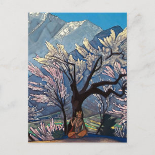 Cartão Postal “Krishna - Primavera em Kulu” por Nicholas Roerich