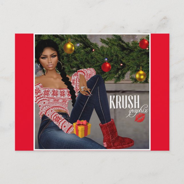 Cartão Postal Krush Graphix por Ahsek Novel Postcard 12 (Frente)