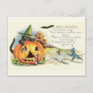 Cartão Postal KRW Vintage Halloween