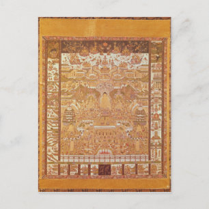 Cartão Postal Kshitigarbha, Juíza do Inferno, de Dunhuang