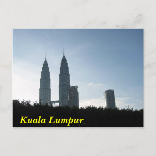 Cartão Postal Kuala Lumpur Towers
