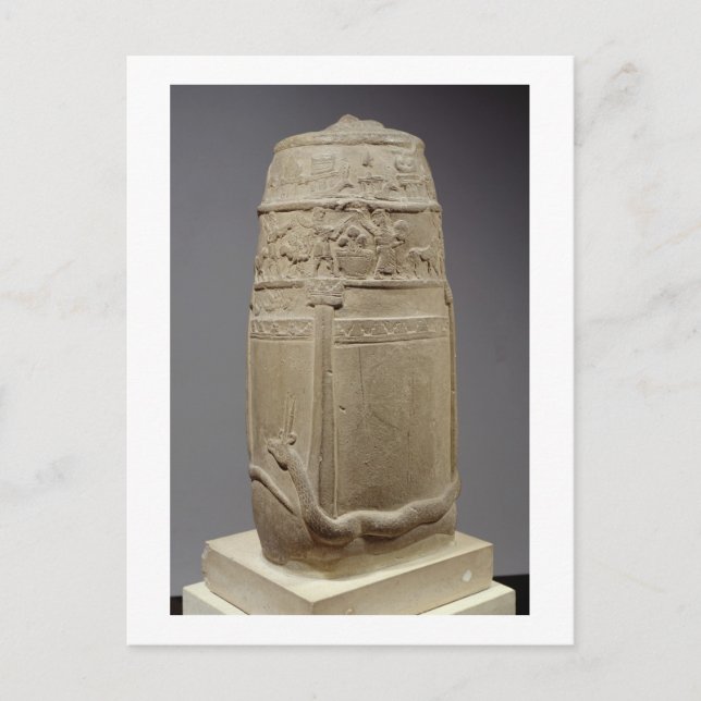 Cartão Postal Kudurru, carta cassita para concessão de terra, in (Frente)