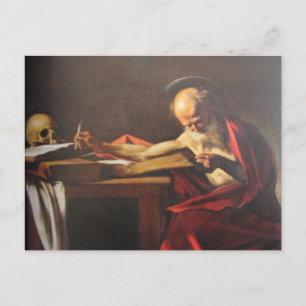 Cartão Postal Kunst "Heiliger Hieronymus" - Postkarte