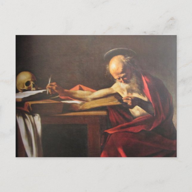 Cartão Postal Kunst "Heiliger Hieronymus" - Postkarte (Frente)