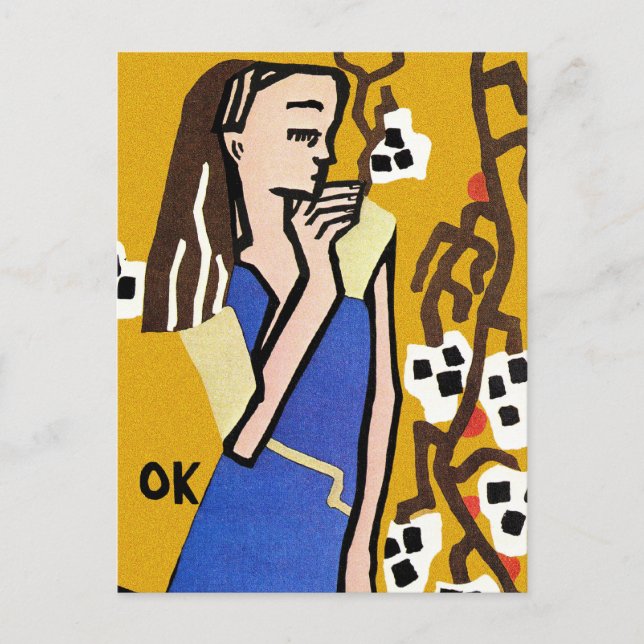 Cartão Postal Kunstschau Wien Art de Kokoschka (Frente)