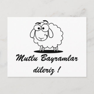 Cartão Postal KUrban Bayrami / Grußkarte zum Opferfest