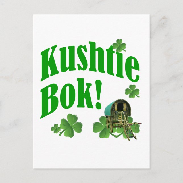 Cartão Postal Kushtie bok! (Frente)