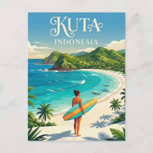 Cartão Postal Kuta Indonésia