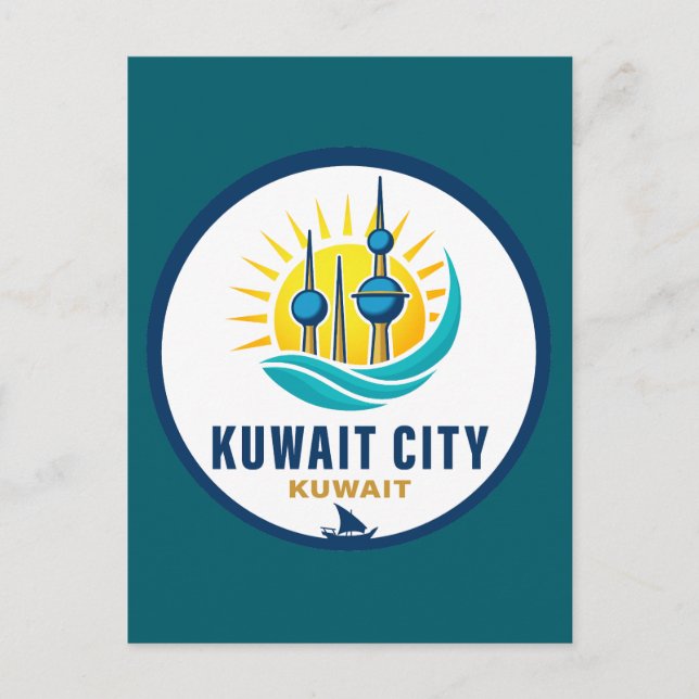 Cartão Postal Kuwait City Kuwait Middle East (Frente)