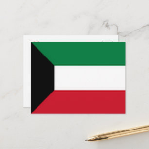 Cartão Postal Kuwait - Flag -