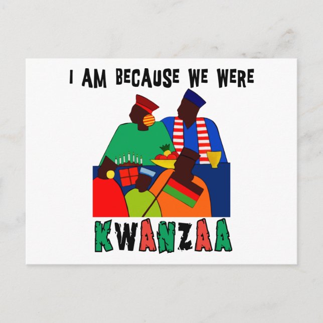 Cartão Postal Kwanzaa (Frente)