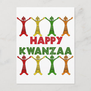 Cartão Postal Kwanzaa Dancers