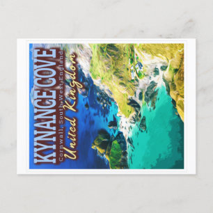 CARTÃO POSTAL KYNANCE COVE - CORNWALL ENGLAND UK