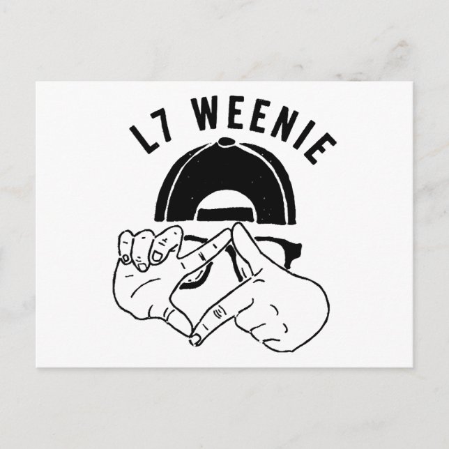Cartão Postal L7 Weenie (Frente)