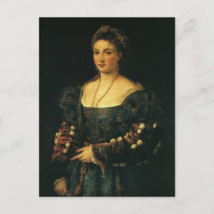 Cartão Postal La Bella, Duquesa de Urbino por Titian