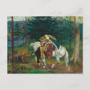 Cartão Postal La Belle Dame Sans Merci   Walter Crane