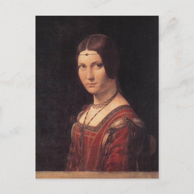 Cartão Postal La belle Ferronière (Frente)