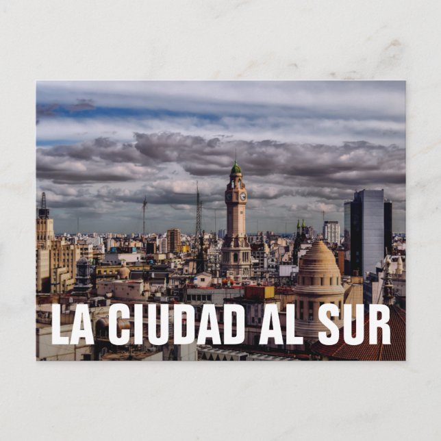 Cartão Postal La Ciudad Al Sur - Cidade Sul (Frente)