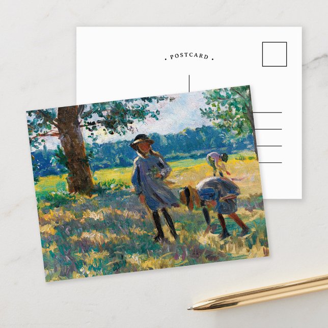 Cartão Postal La Cueillette des Fleurs | Henri Lebasque (Criador carregado)