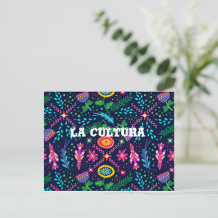 Cartão postal La Cultura Hispânico Mês