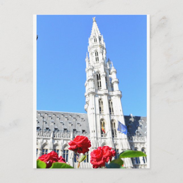 Cartão Postal La Grand Place, Bruxelas (Frente)