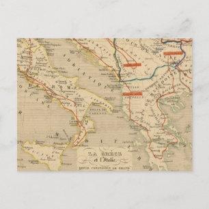 Cartão Postal La Grece et l'Italie, 306 a 410, ap JC