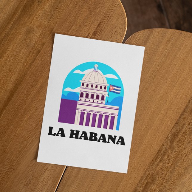 Cartão Postal La Habana Cuba Vintage (havana cuba la habana postcard)