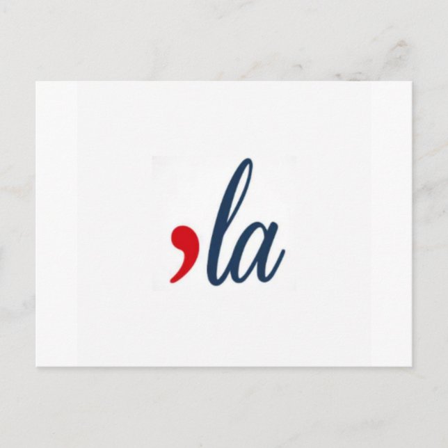 Cartão Postal 'la Kamala Harris. Branca (Frente)